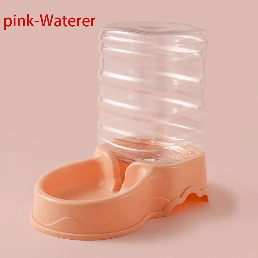 3.8L PP Material Pet Feeder Pet Water Fountain Drink Bowl Automatic Pet Feeder Large Cat Dog Food Dispenser