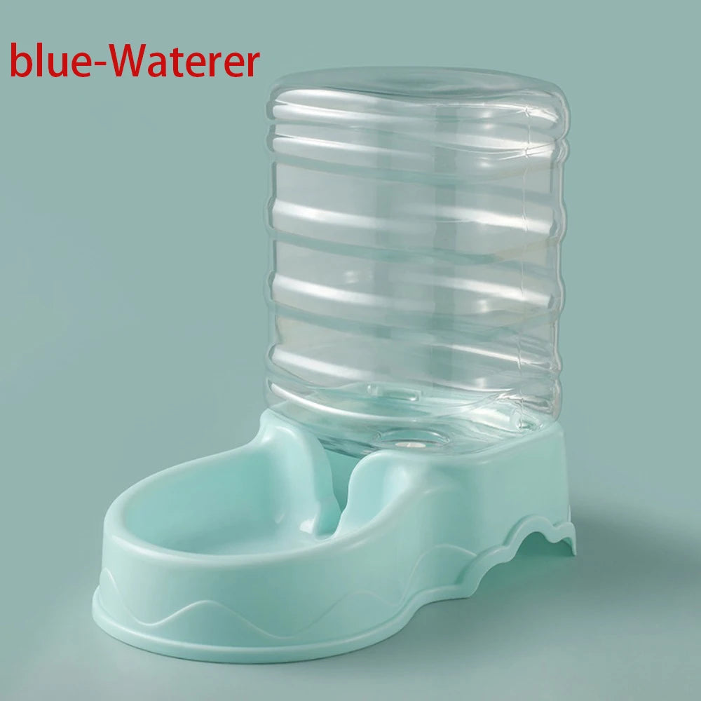 3.8L PP Material Pet Feeder Pet Water Fountain Drink Bowl Automatic Pet Feeder Large Cat Dog Food Dispenser